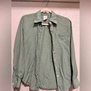 Mint green vintage GAP button down